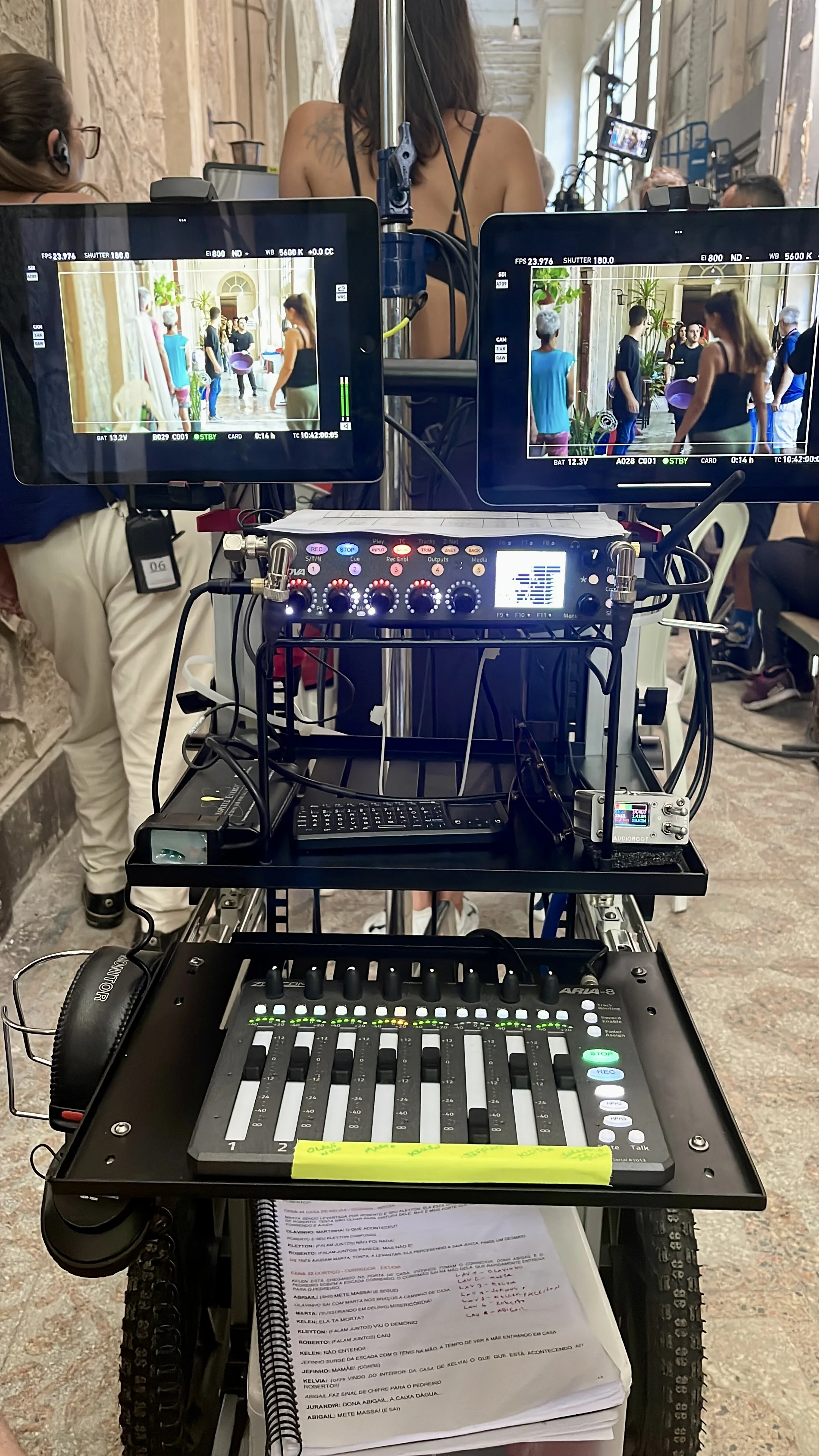 Film crew and production equipment — fixer services Lisbon Portugal